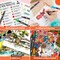 36 Colors Dual Tip Art Markers Pens for Kids Adult Coloring Books, Artist Fine & Brush Tip Coloring Markers Drawing Pen for Journaling Note Taking Lettering Calligraphy Craft Art Supplies Set